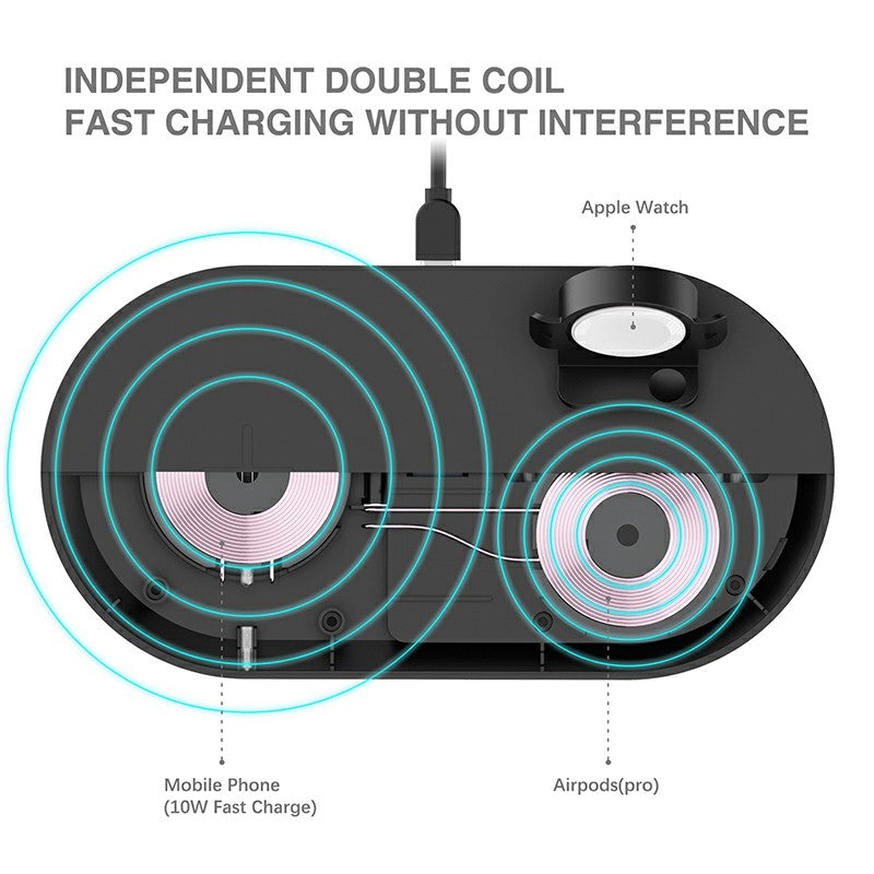 3 in 1 Wireless Charging Station