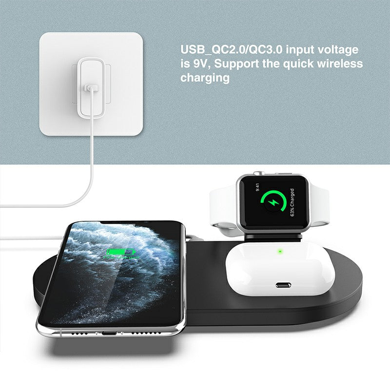 3 in 1 Wireless Charging Station