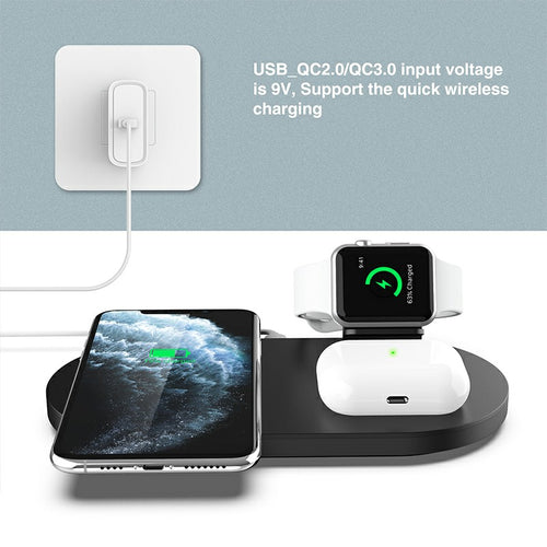 3 in 1 Wireless Charging Station
