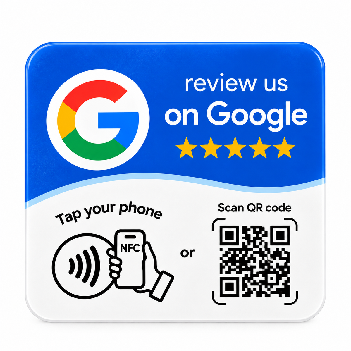 Google NFC Review Card