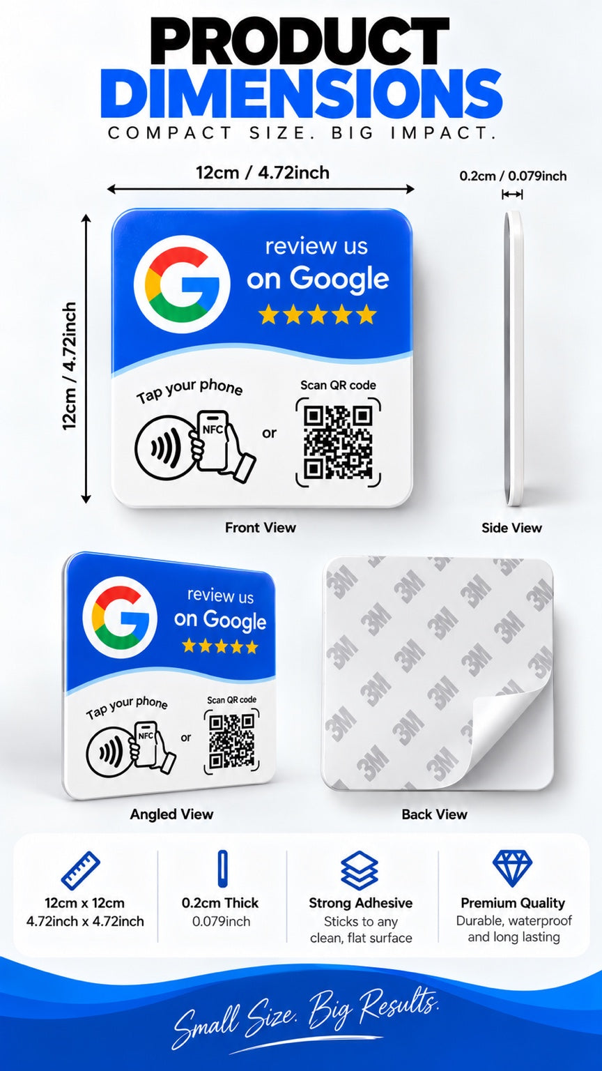 Premium Google NFC Review Card
