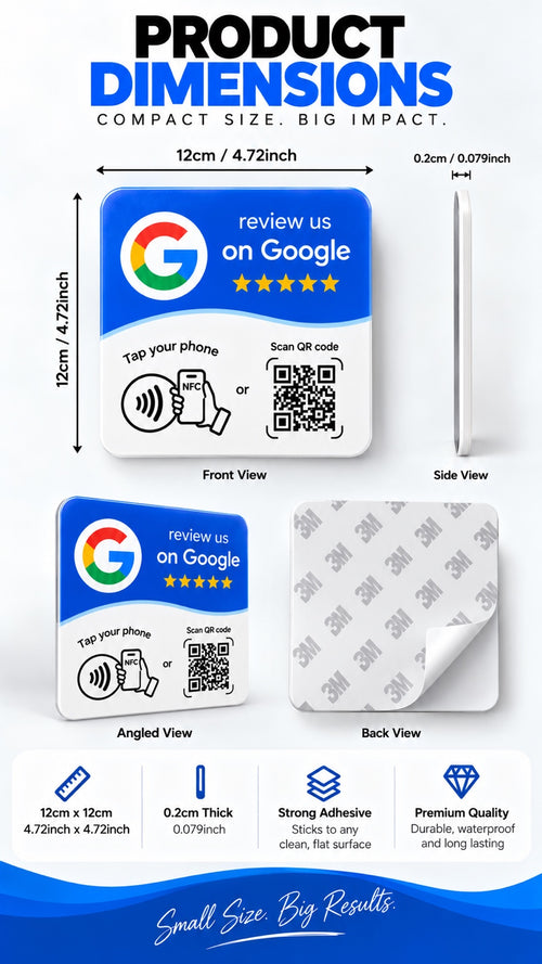 Premium Google NFC Review Card